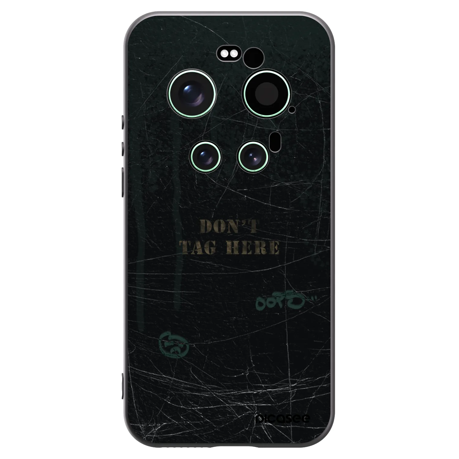 Picasee Μαύρη θήκη σιλικόνης για Xiaomi 17 Ultra - DON´T TAG