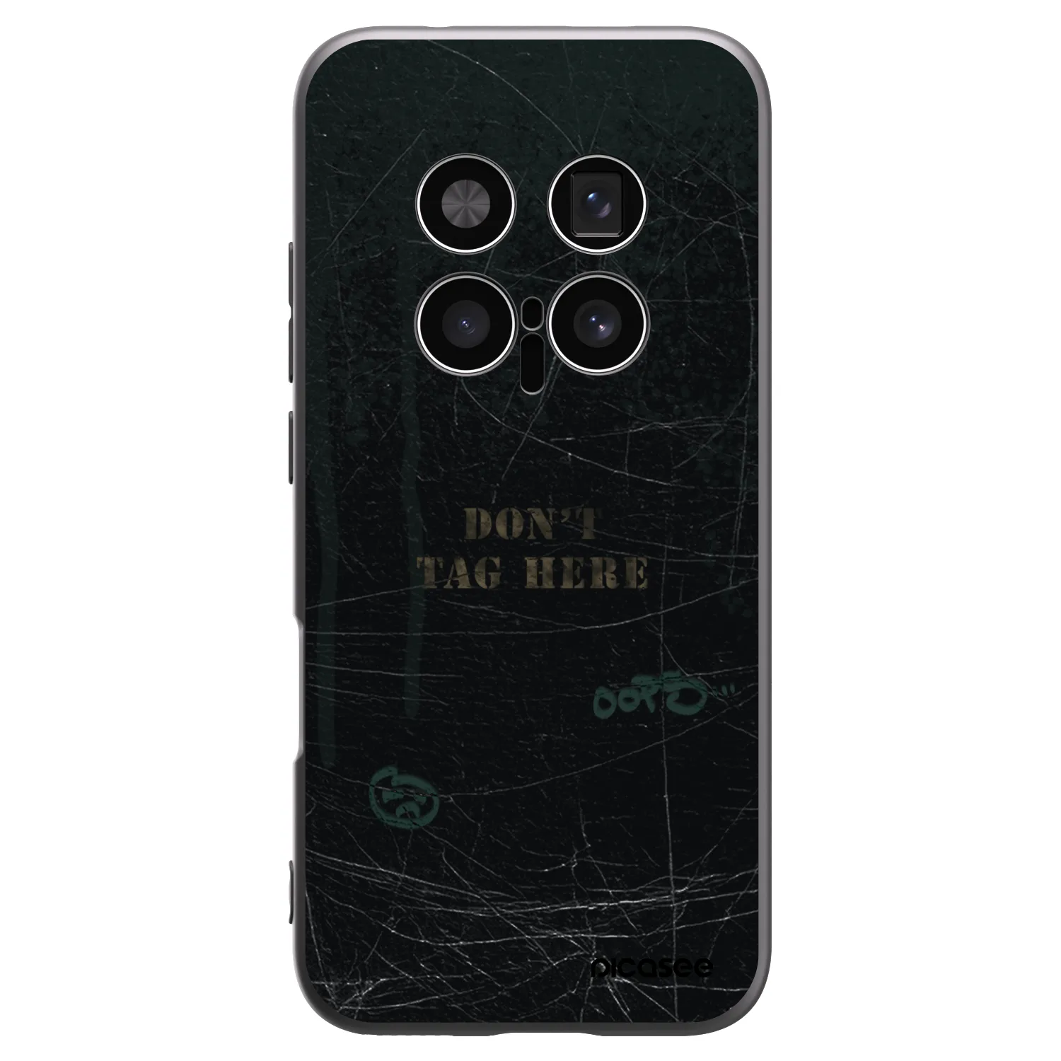 Picasee Μαύρη θήκη σιλικόνης για Honor Magic8 Pro 5G - DON´T TAG