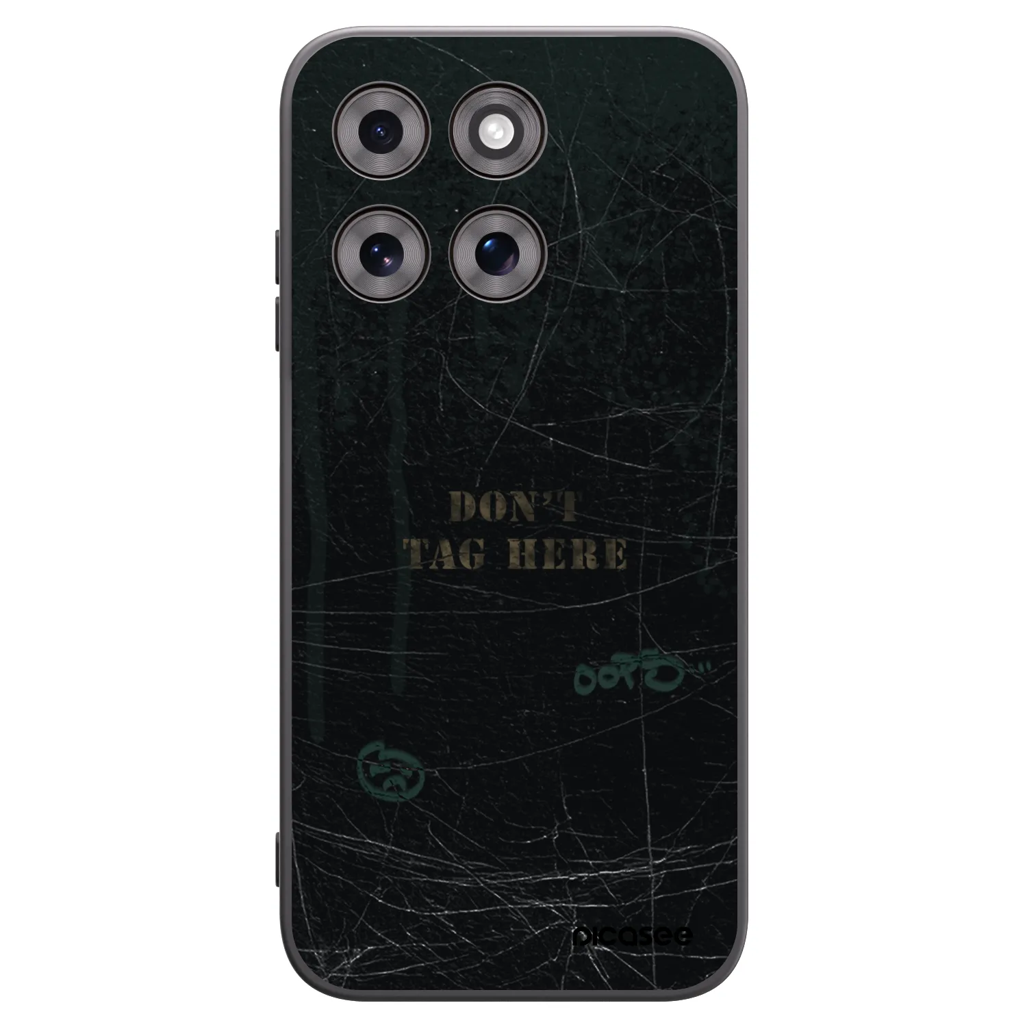 Picasee Μαύρη θήκη σιλικόνης για Motorola Moto G77 - DON´T TAG