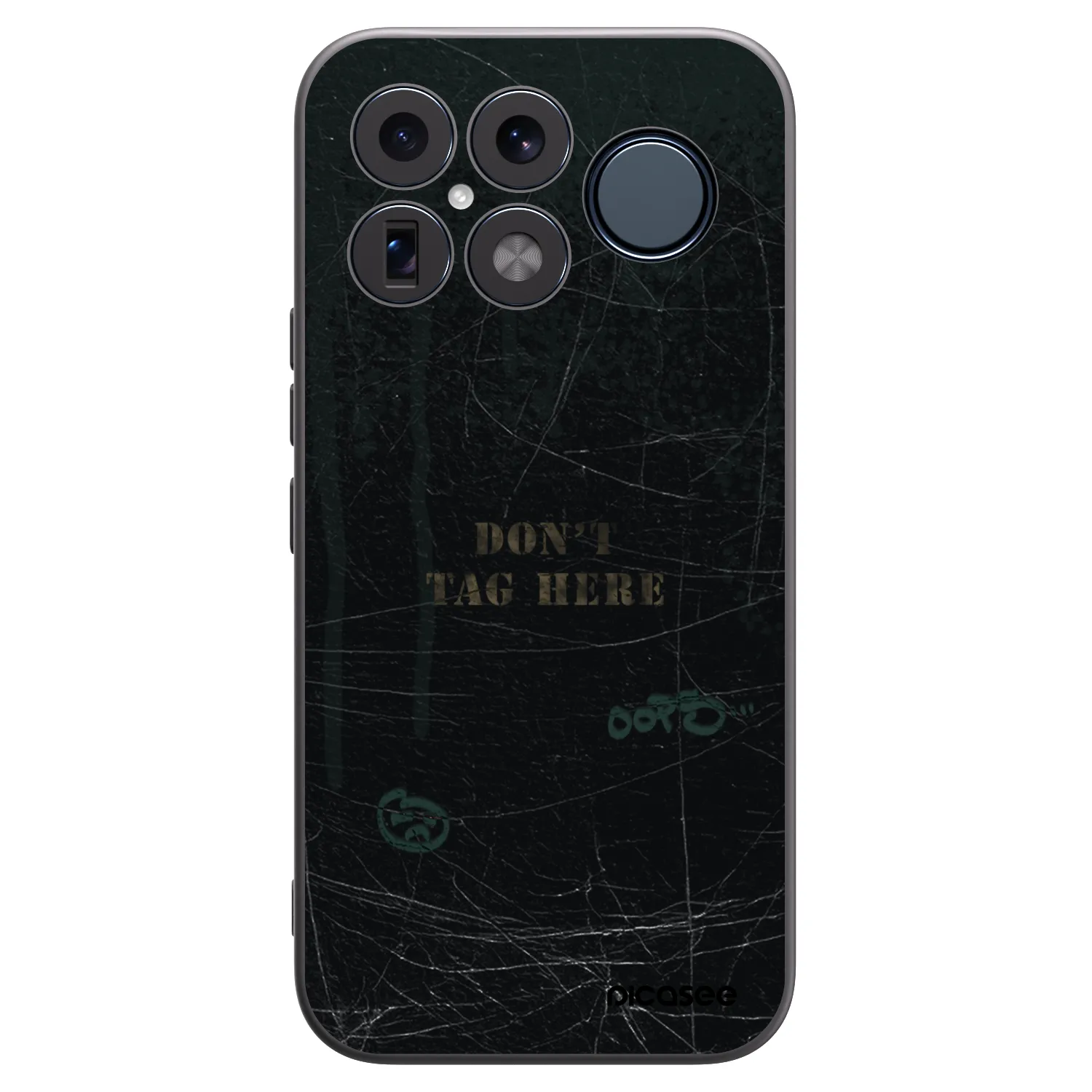 Picasee Μαύρη θήκη σιλικόνης για Xiaomi Poco F8 Ultra - DON´T TAG
