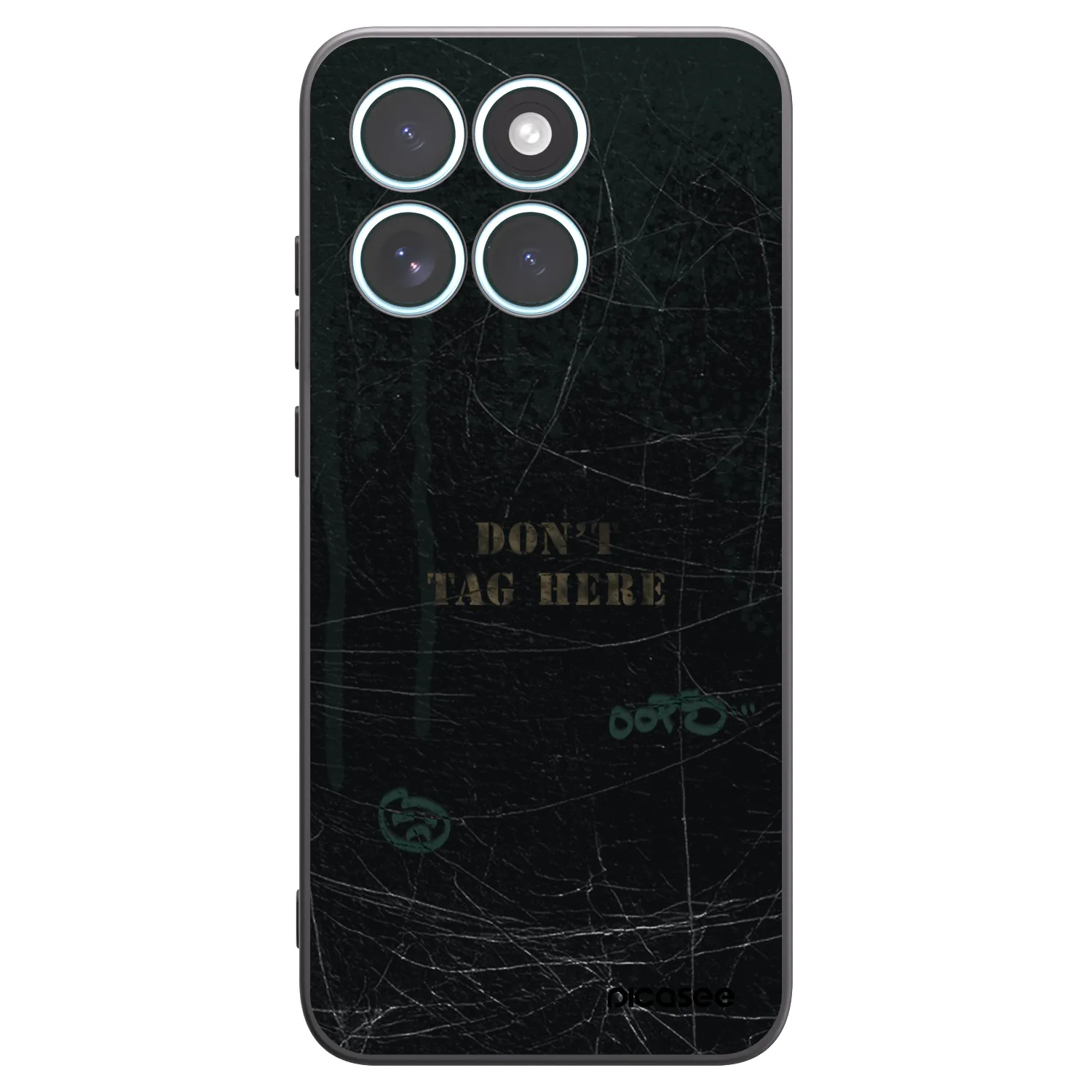 Picasee Μαύρη θήκη σιλικόνης για Motorola Edge 70 Fusion - DON´T TAG