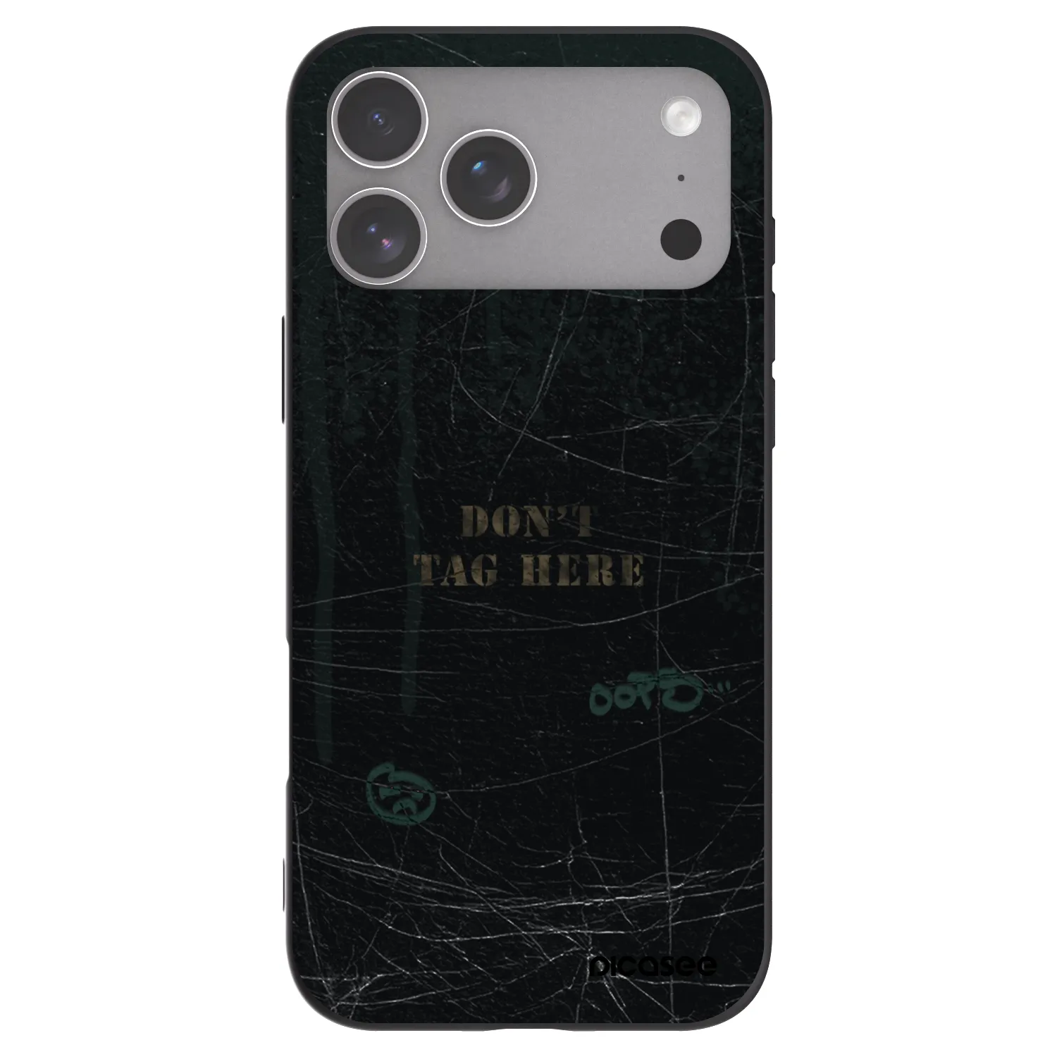Picasee Μαύρη θήκη σιλικόνης για Apple iPhone 18 Pro Max - DON´T TAG