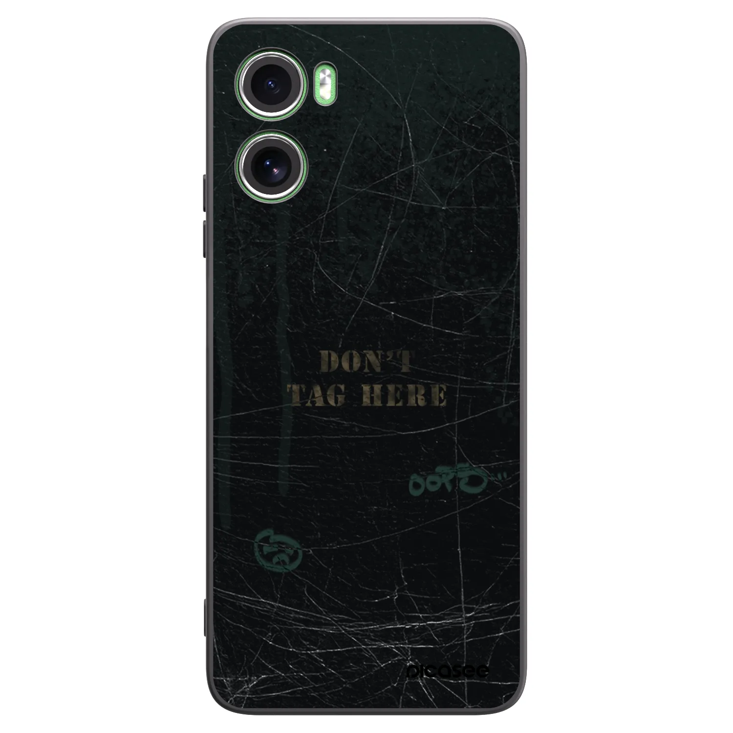 Picasee Μαύρη θήκη σιλικόνης για Motorola Moto G06 - DON´T TAG