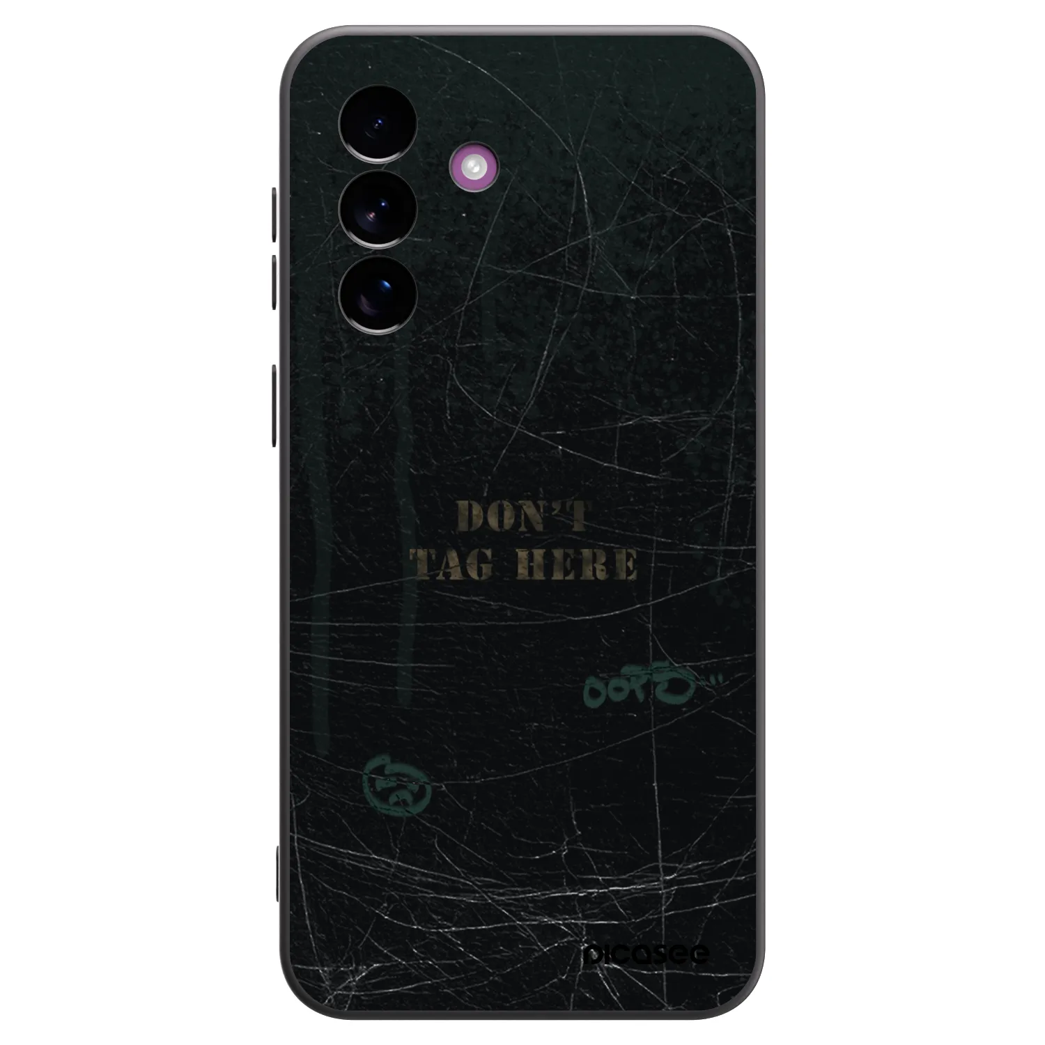 Picasee Μαύρη θήκη σιλικόνης για Samsung Galaxy A37 - DON´T TAG