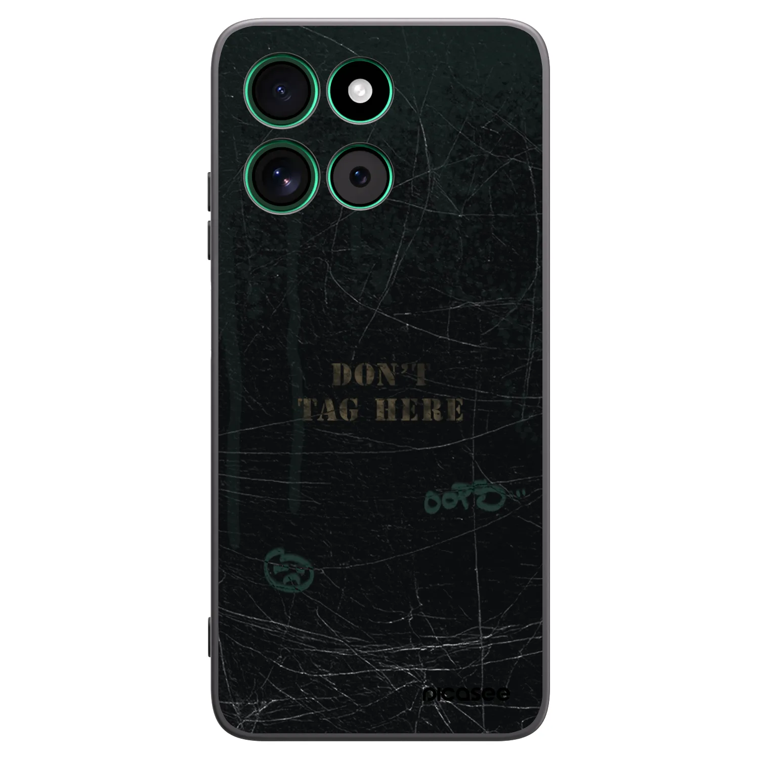 Picasee Μαύρη θήκη σιλικόνης για Motorola Moto G57 Power - DON´T TAG