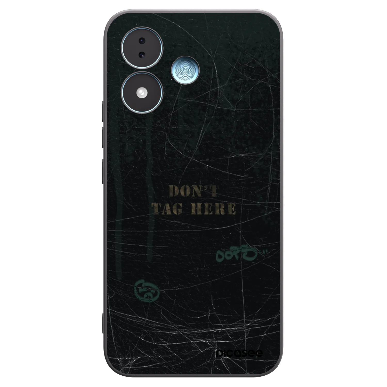 Picasee Μαύρη θήκη σιλικόνης για Xiaomi Redmi Note 17 5G - DON´T TAG