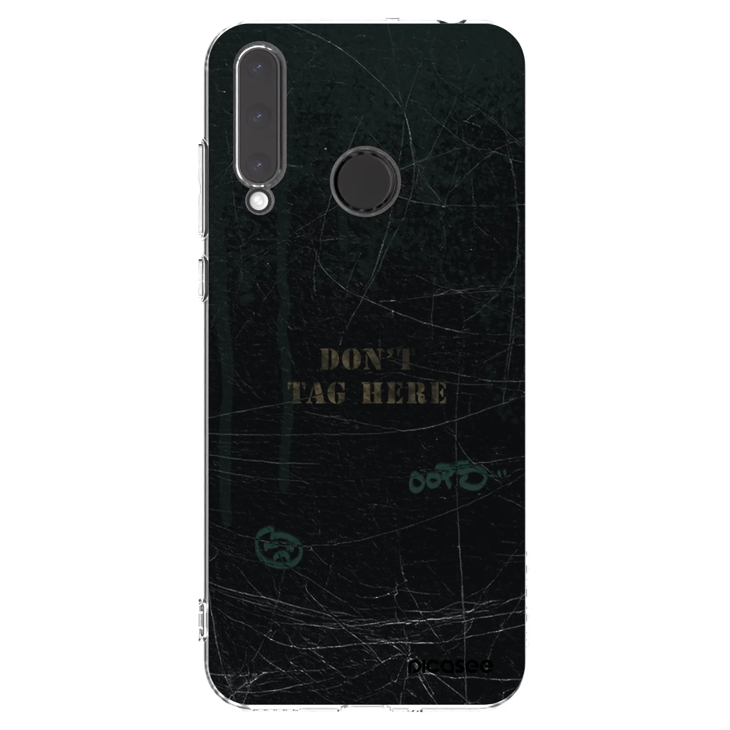 Picasee διαφανής θήκη σιλικόνης Honor 20 Lite - DON´T TAG