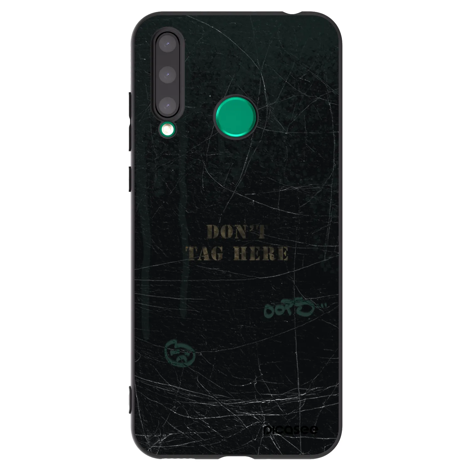 Picasee Μαύρη θήκη σιλικόνης για Honor 20 Lite - DON´T TAG