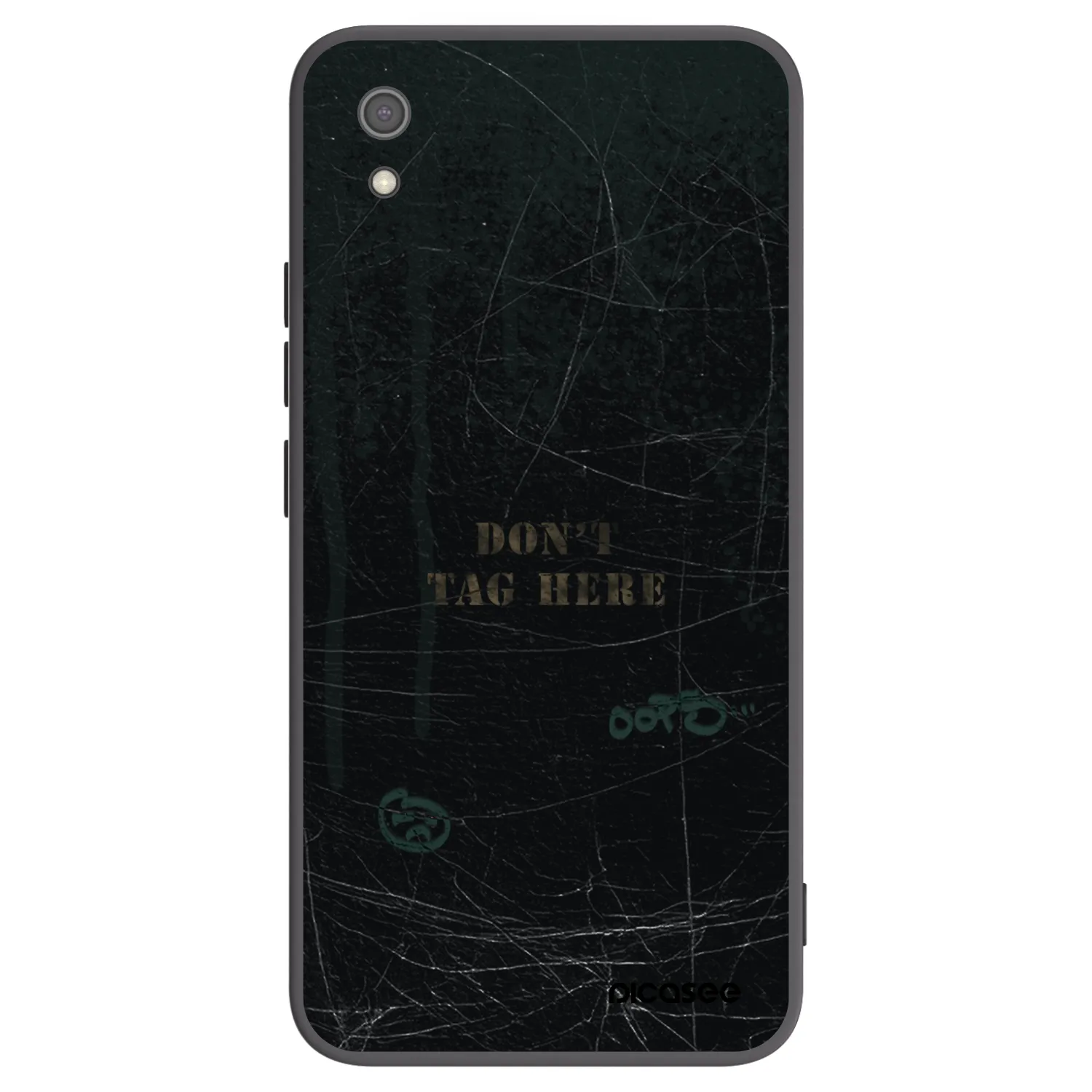 Picasee Μαύρη θήκη σιλικόνης για Xiaomi Redmi 7A - DON´T TAG