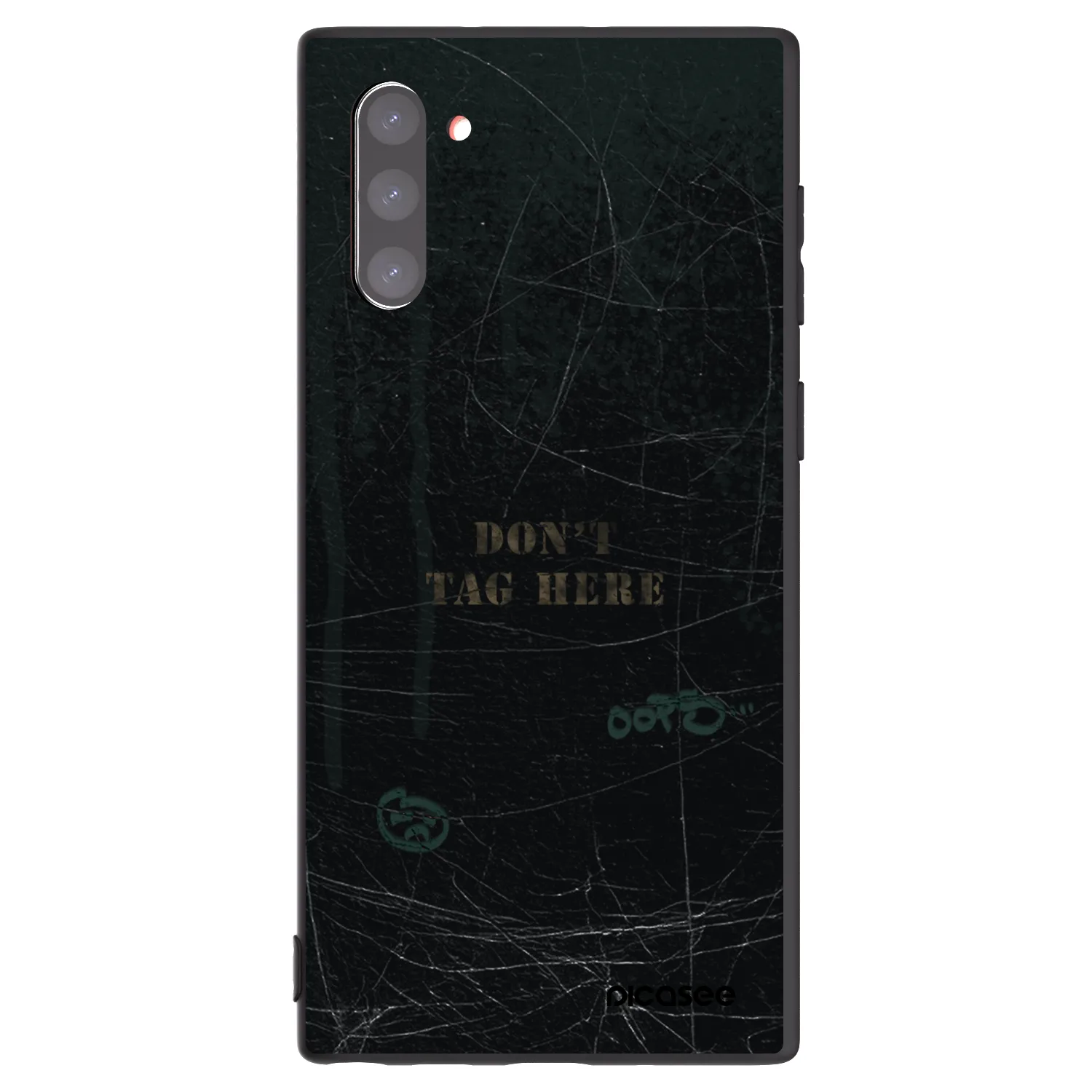 Picasee Μαύρη θήκη σιλικόνης για Samsung Galaxy Note 10 N970F - DON´T TAG