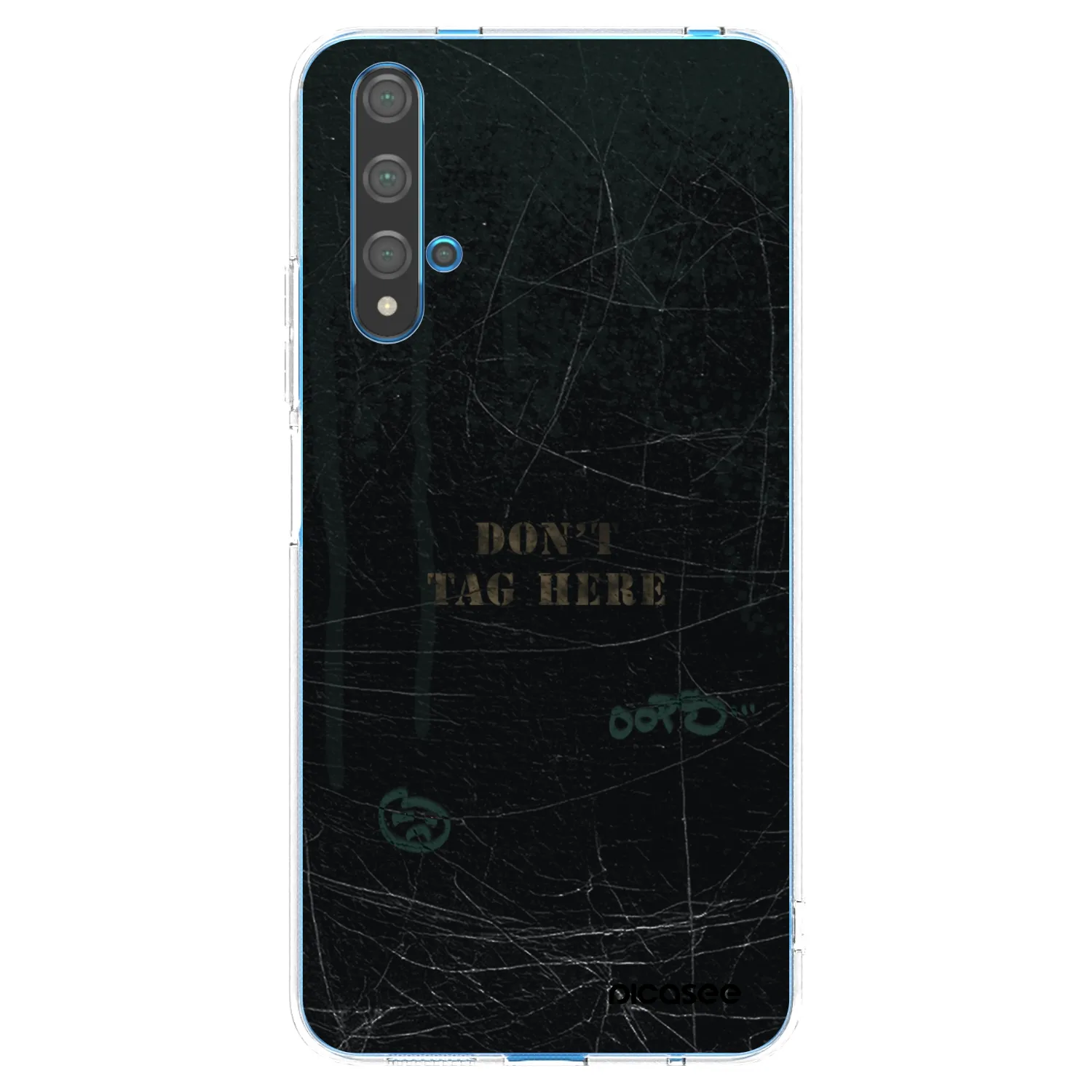 Picasee διαφανής θήκη σιλικόνης Huawei Nova 5T - DON´T TAG
