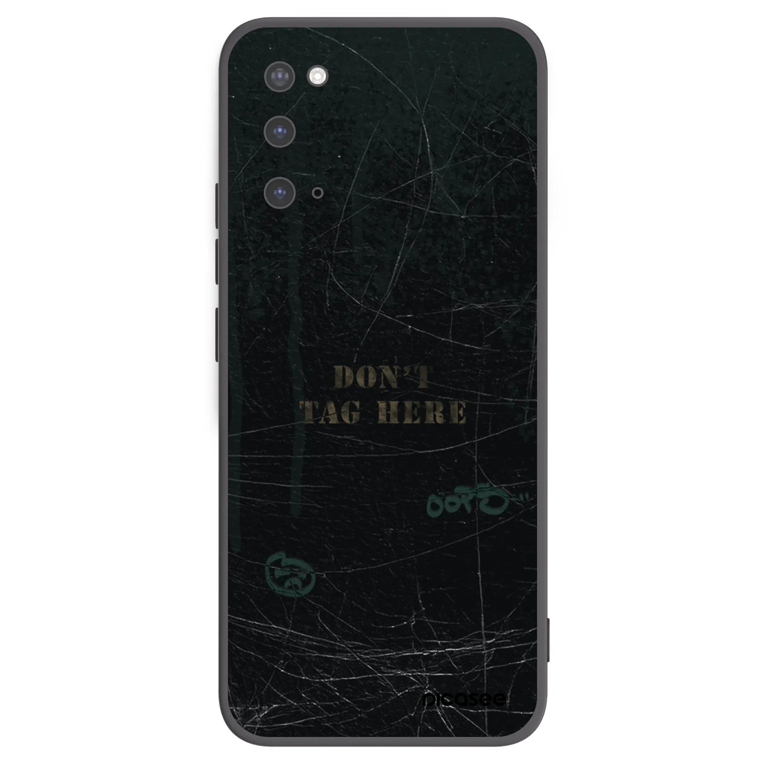 Picasee Μαύρη θήκη σιλικόνης για Samsung Galaxy S20 G980F - DON´T TAG