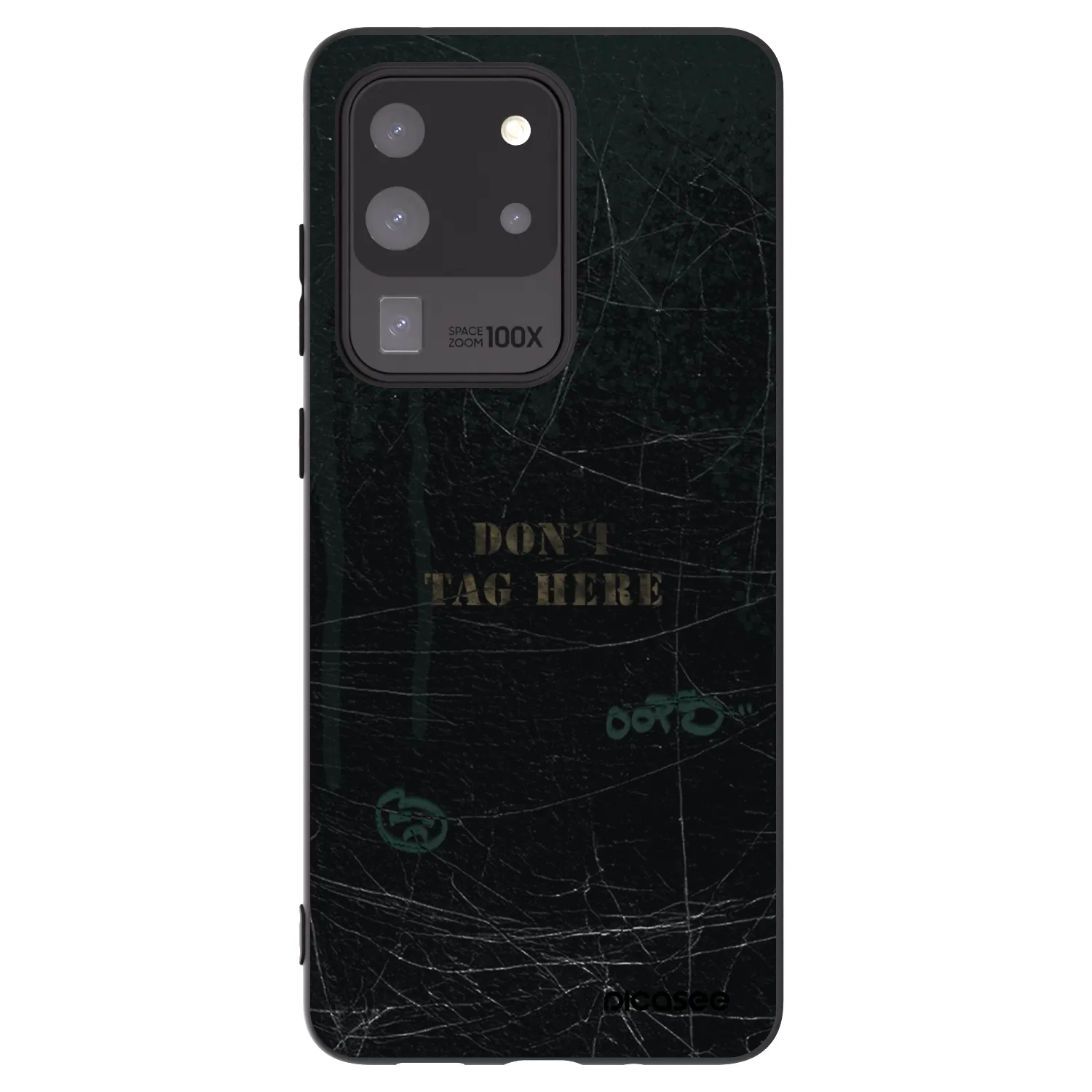Picasee Μαύρη θήκη σιλικόνης για Samsung Galaxy S20 Ultra 5G G988F - DON´T TAG