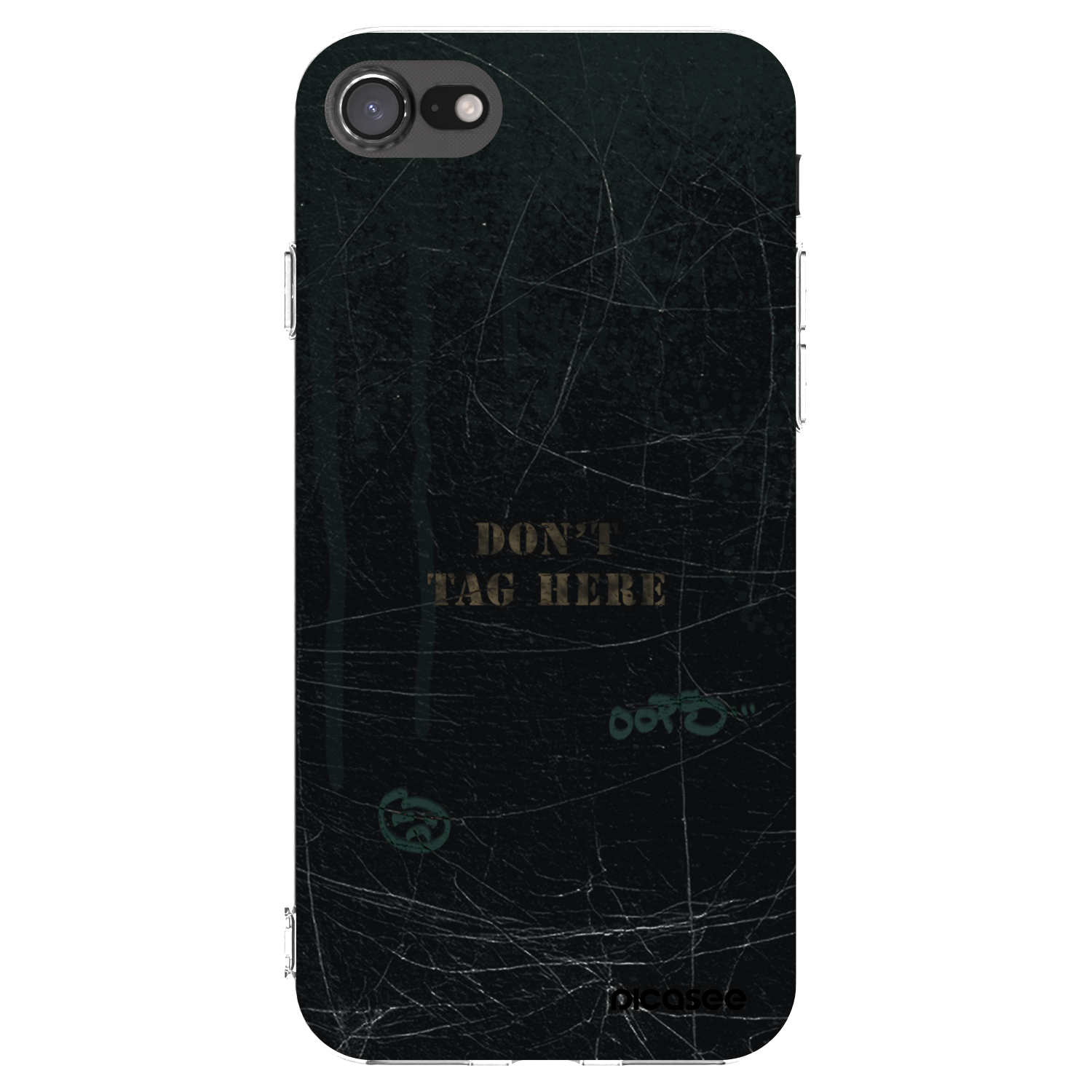 Picasee διαφανής θήκη σιλικόνης Apple iPhone SE 2020 - DON´T TAG