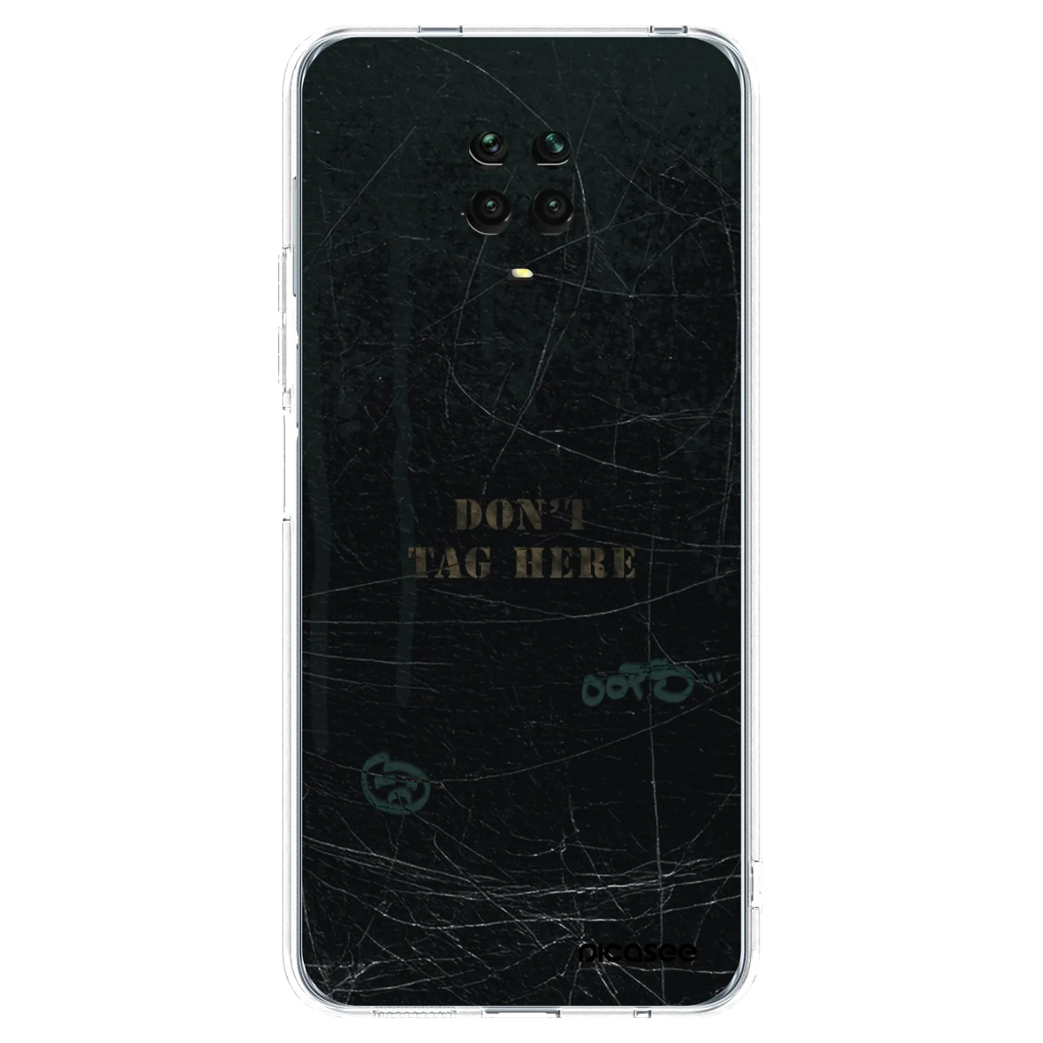 Picasee διαφανής θήκη σιλικόνης Xiaomi Redmi Note 9 Pro - DON´T TAG