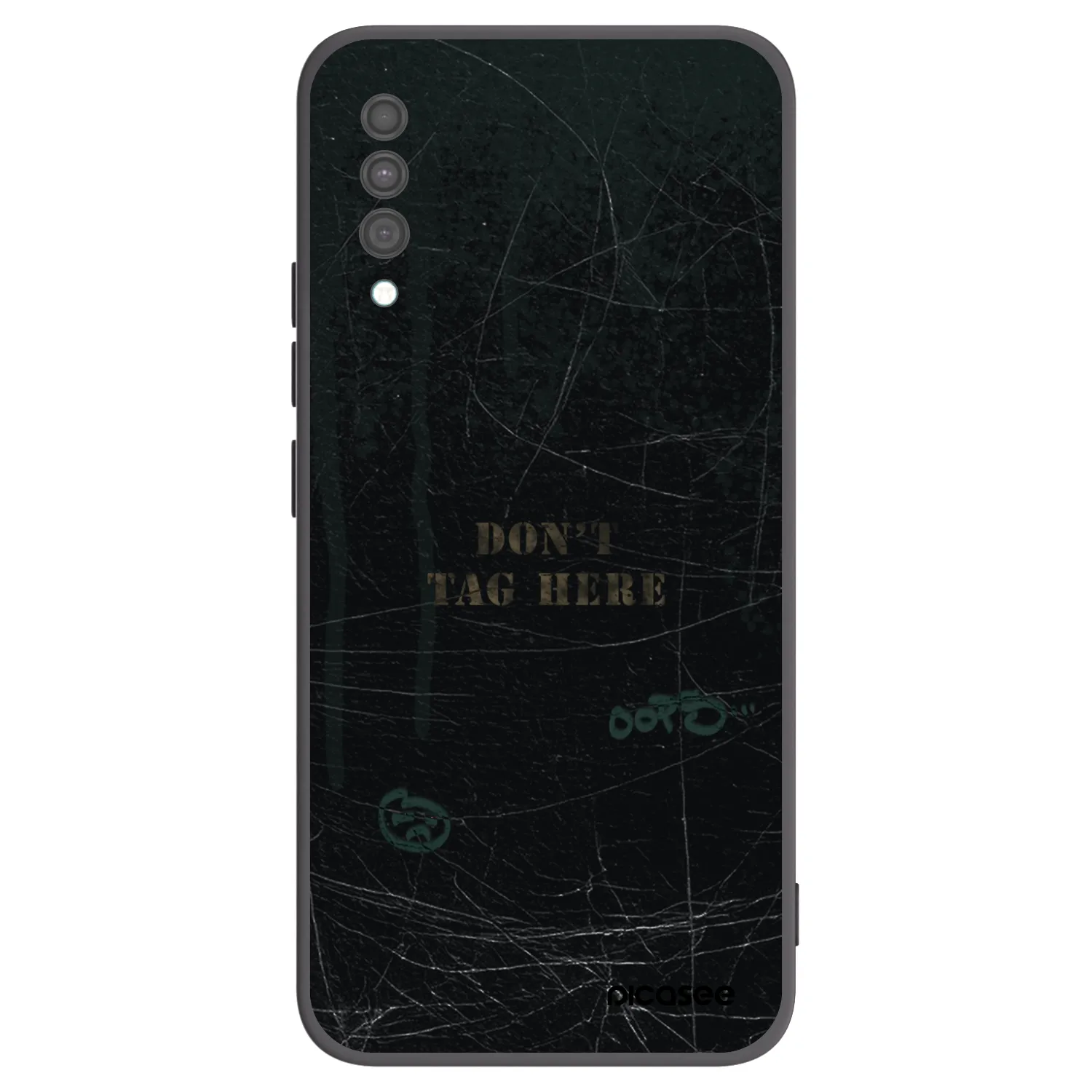 Picasee Μαύρη θήκη σιλικόνης για Samsung Galaxy A30s A307F - DON´T TAG