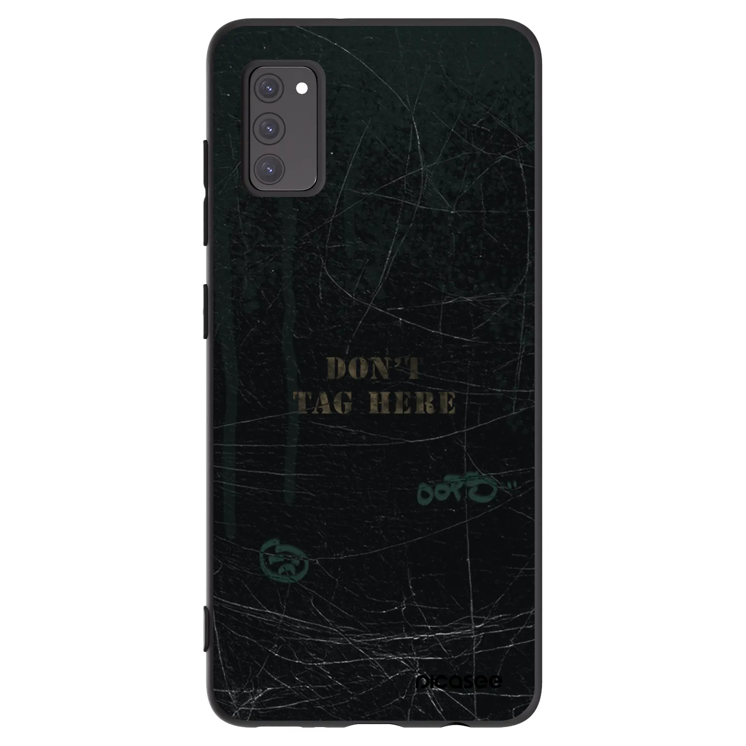 Picasee Μαύρη θήκη σιλικόνης για Samsung Galaxy A41 A415F - DON´T TAG