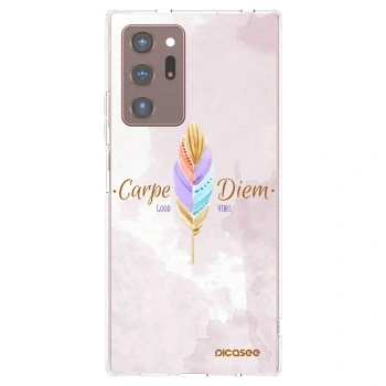 Picasee διαφανής θήκη σιλικόνης Samsung Galaxy Note 20 Ultra - Carpe Diem