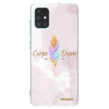 Picasee διαφανής θήκη σιλικόνης Samsung Galaxy M51 M515F - Carpe Diem