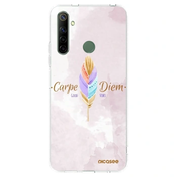 Picasee διαφανής θήκη σιλικόνης Realme 6i - Carpe Diem