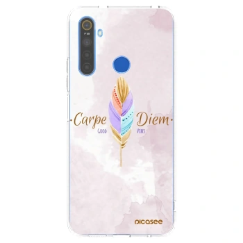 Picasee διαφανής θήκη σιλικόνης Realme 5 - Carpe Diem
