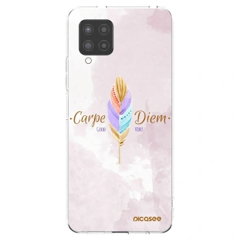 Picasee διαφανής θήκη σιλικόνης Samsung Galaxy A42 A426B - Carpe Diem