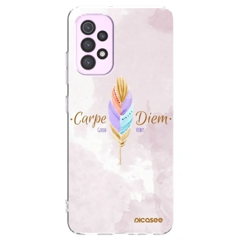 Picasee διαφανής θήκη σιλικόνης Samsung Galaxy A32 5G A326B - Carpe Diem