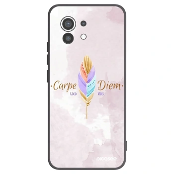 Picasee Μαύρη θήκη σιλικόνης για Xiaomi Mi 11 - Carpe Diem