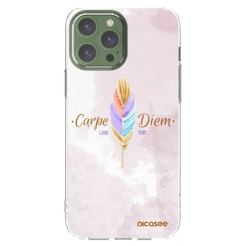 Picasee διαφανής θήκη σιλικόνης Apple iPhone 13 Pro Max - Carpe Diem