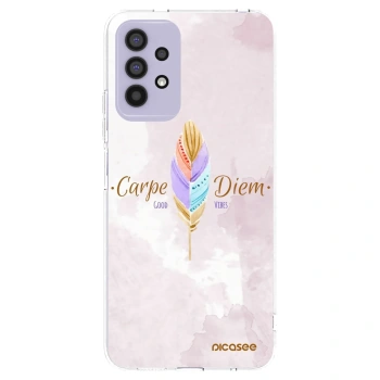 Picasee διαφανής θήκη σιλικόνης Samsung Galaxy A32 4G SM-A325F - Carpe Diem