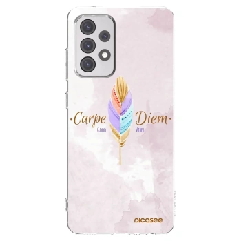 Picasee διαφανής θήκη σιλικόνης Samsung Galaxy A52s 5G A528B - Carpe Diem
