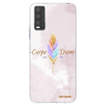 Picasee διαφανής θήκη σιλικόνης Vivo Y20s - Carpe Diem