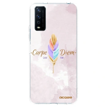 Picasee διαφανής θήκη σιλικόνης Vivo Y11s - Carpe Diem