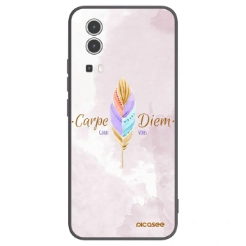 Picasee Μαύρη θήκη σιλικόνης για Vivo Y72 5G - Carpe Diem