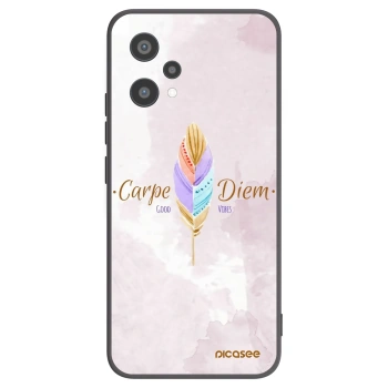 Picasee Μαύρη θήκη σιλικόνης για Realme 9 Pro 5G - Carpe Diem