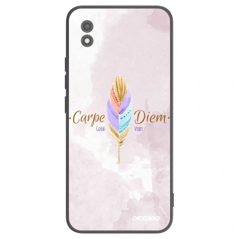 Picasee Μαύρη θήκη σιλικόνης για Realme C11 (2021) - Carpe Diem