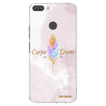 Picasee διαφανής θήκη σιλικόνης Huawei P Smart - Carpe Diem