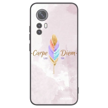 Picasee Μαύρη θήκη σιλικόνης για Xiaomi 12X - Carpe Diem