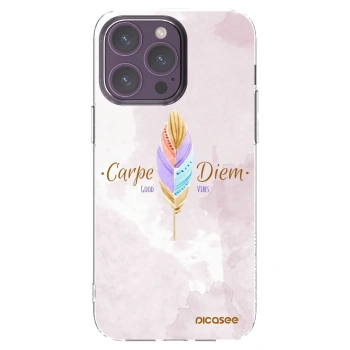 Picasee διαφανής θήκη σιλικόνης Apple iPhone 14 Pro Max - Carpe Diem