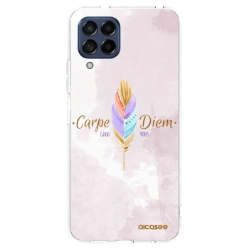 Picasee διαφανής θήκη σιλικόνης Samsung Galaxy M53 5G - Carpe Diem