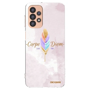 Picasee διαφανής θήκη σιλικόνης Samsung Galaxy A23 A236B 5G - Carpe Diem