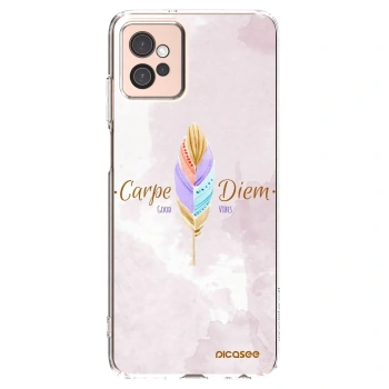 Picasee διαφανής θήκη σιλικόνης Motorola Moto G32 - Carpe Diem