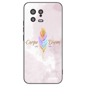 Picasee Μαύρη θήκη σιλικόνης για Xiaomi 13 - Carpe Diem