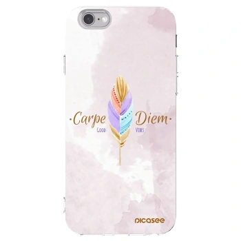 Picasee διαφανής θήκη σιλικόνης Apple iPhone 6/6S - Carpe Diem