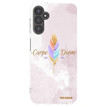 Picasee διαφανής θήκη σιλικόνης Samsung Galaxy A14 5G A146P - Carpe Diem