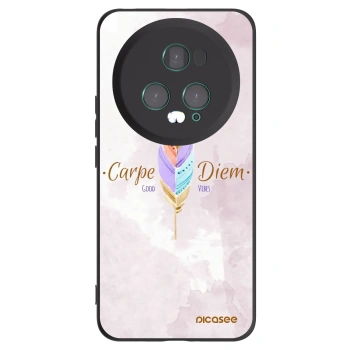Picasee Μαύρη θήκη σιλικόνης για Honor Magic5 Pro - Carpe Diem