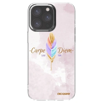 Picasee διαφανής θήκη σιλικόνης Apple iPhone 15 Pro Max - Carpe Diem