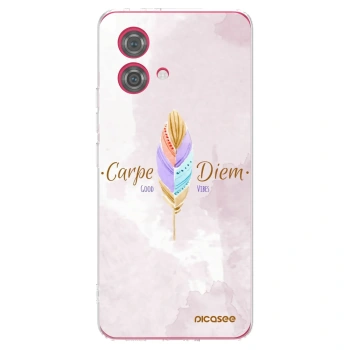 Picasee διαφανής θήκη σιλικόνης Motorola Moto G84 5G - Carpe Diem