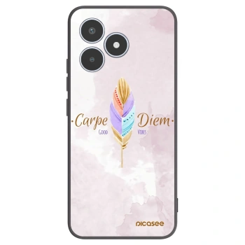 Picasee Μαύρη θήκη σιλικόνης για Realme C53 - Carpe Diem