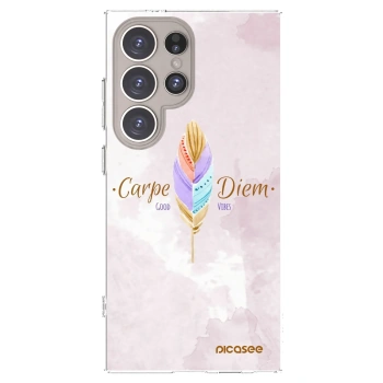 Picasee διαφανής θήκη σιλικόνης Samsung Galaxy S24 Ultra S928B 5G - Carpe Diem